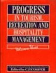 Progress In Tourism, Recreation & Hosp. Mgmt, Vol.3
