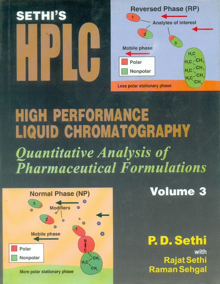 Sethi's High Performance Liquid Chromatography, Vol. 3 Quantitative  Analysis Of Pharmaceutical Formulations (Hb 2015)