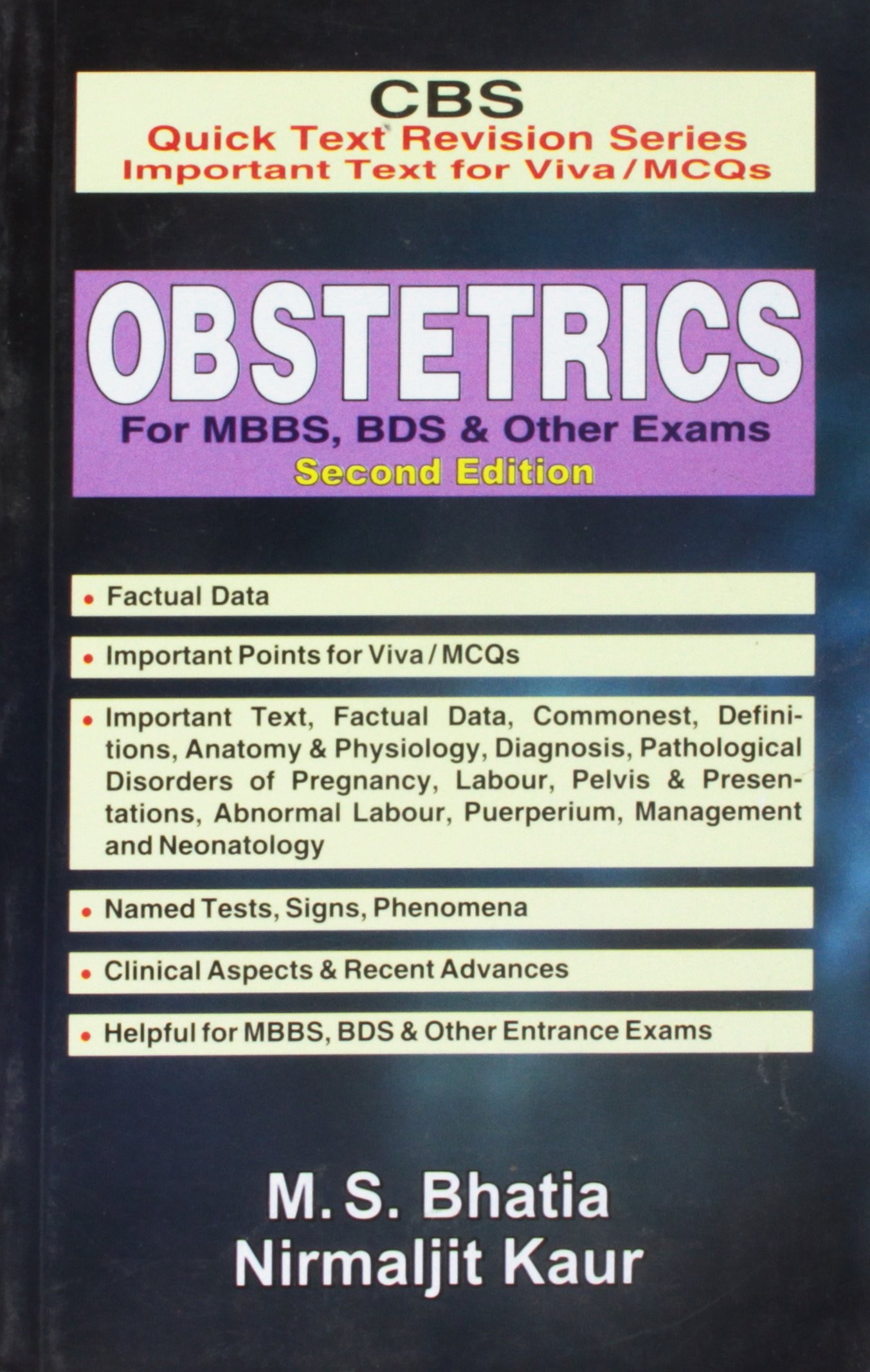 Obstetrics- For Mbbs, Bds & Other Exams, 2E