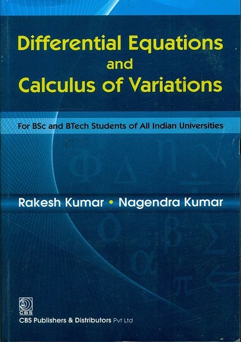 Differential Equations And Calculus Of Variations (Pb 2013)