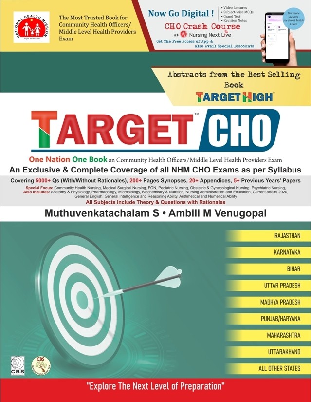TARGET CHO ONE NATION ONE BOOK ON COMMUNITY HEALTH OFFICERS MIDDLE LEVEL HEALTH PROVIDERS EXAM (PB 2021)