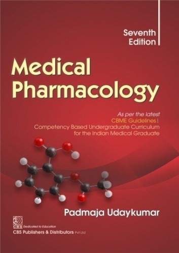 Medical Pharmacology By Padmaja Udaykumar (7th edition 2021) | 9788194708285 | Padmaja Udaykumar 