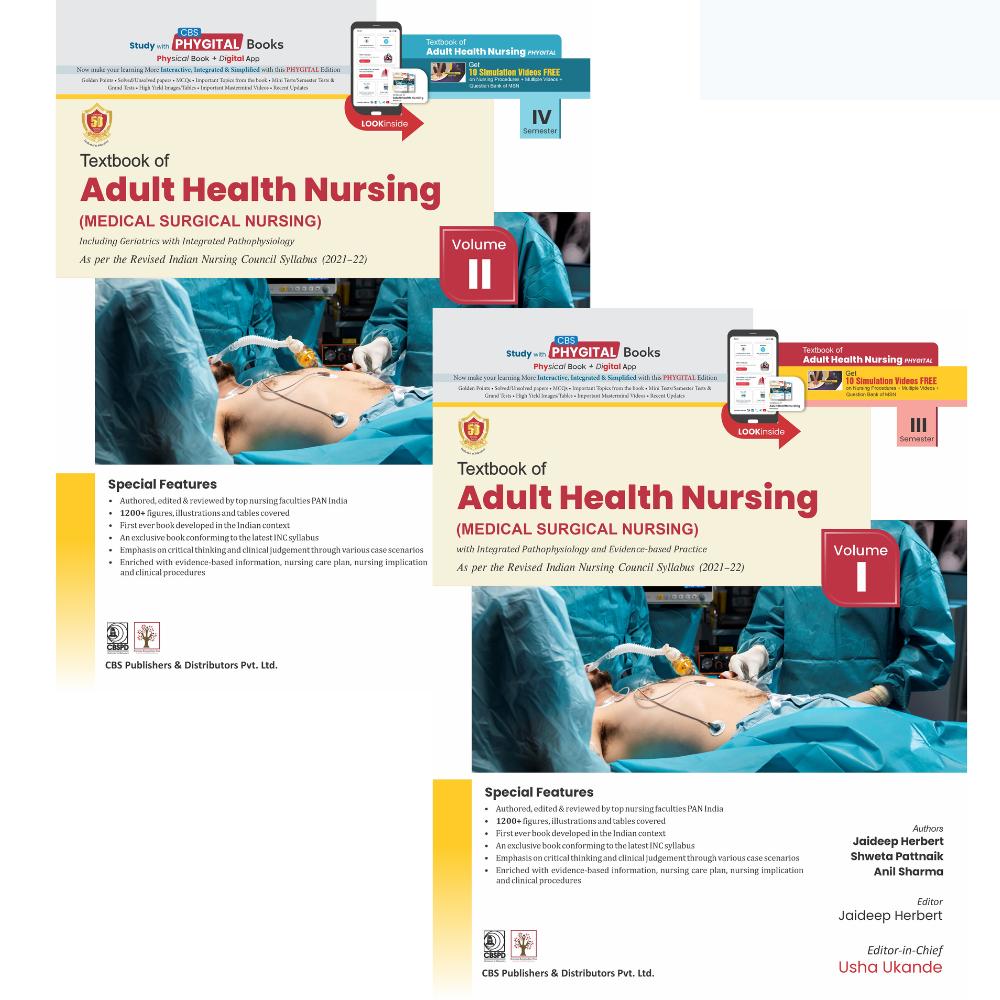 Textbook of Adult Health Nursing (Vol I and II)
