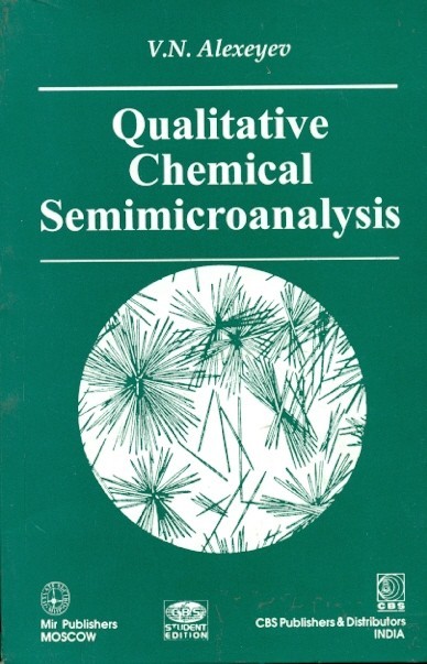 Qualitative Chemical Semimicroanalysis