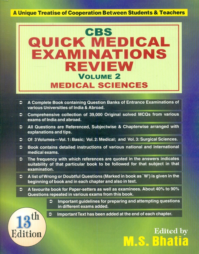Cbs Quick Medical Examinations Review, 13E, Vol. 2