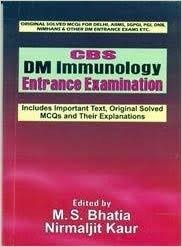 Cbs Dm Immunology Entrance Examination (Pb 2016)
