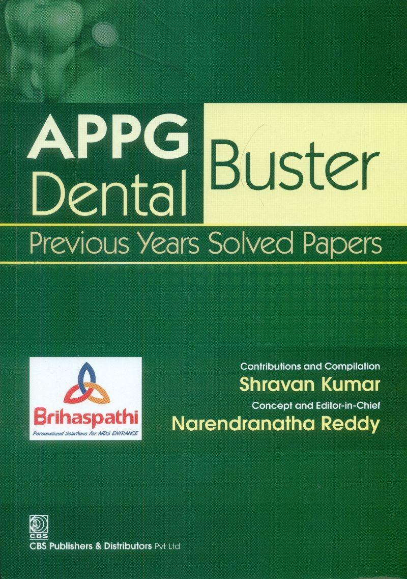 Appg Dental Buster Previous Years Solved Papaers (Pb 2015)