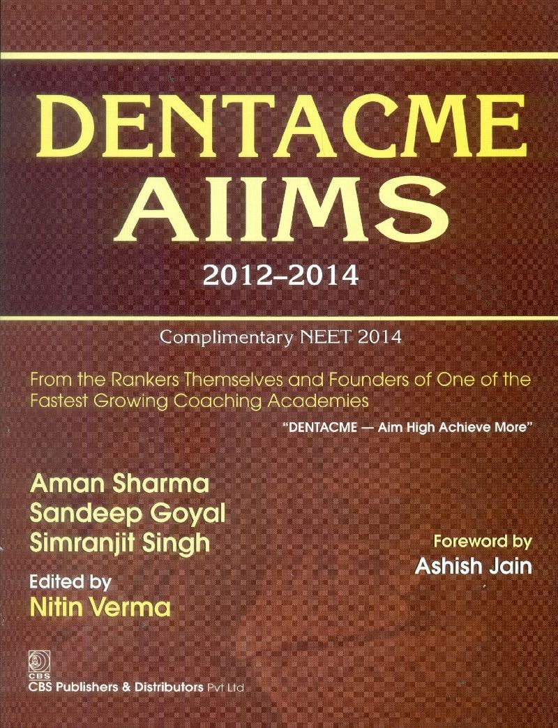 Denta Cme Aiims 2012-2014  (Pb 2015)
