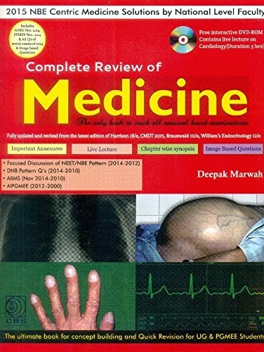Complete Review of Medicine With DVD + Marwah Internal Medicine MCQ