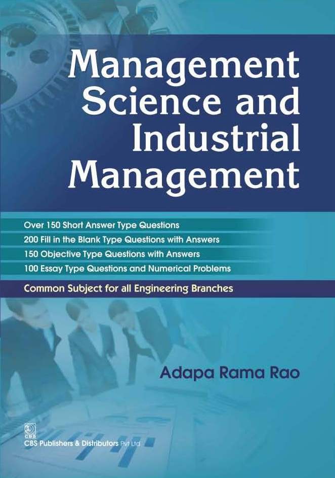 Management Science And Industrial Management 