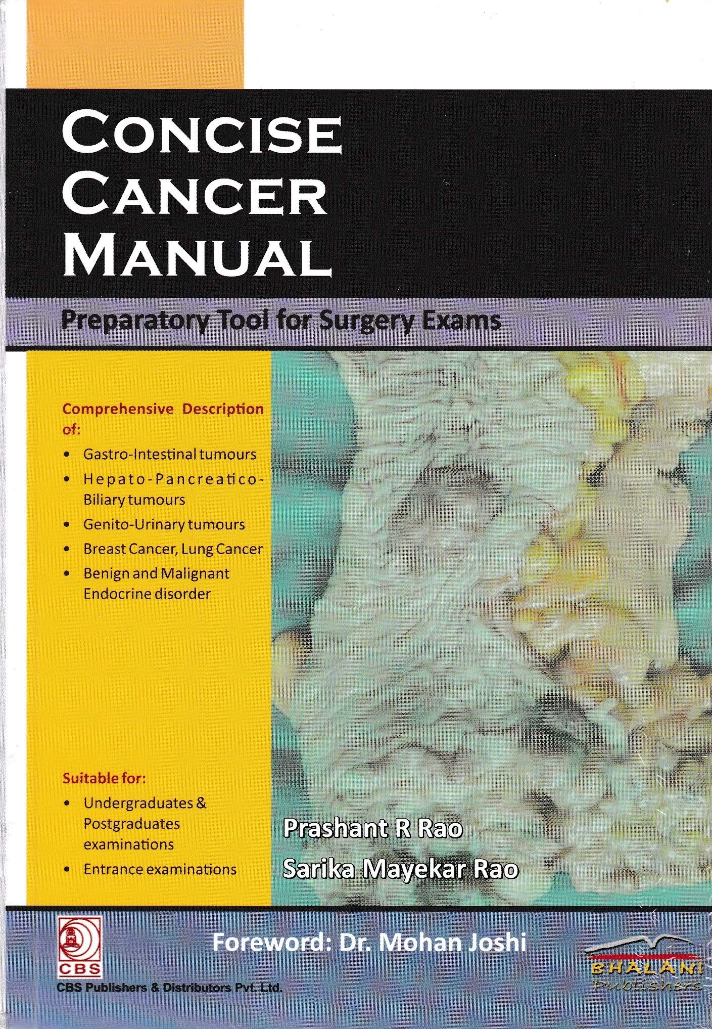 CONCISE CANCER MANUAL 