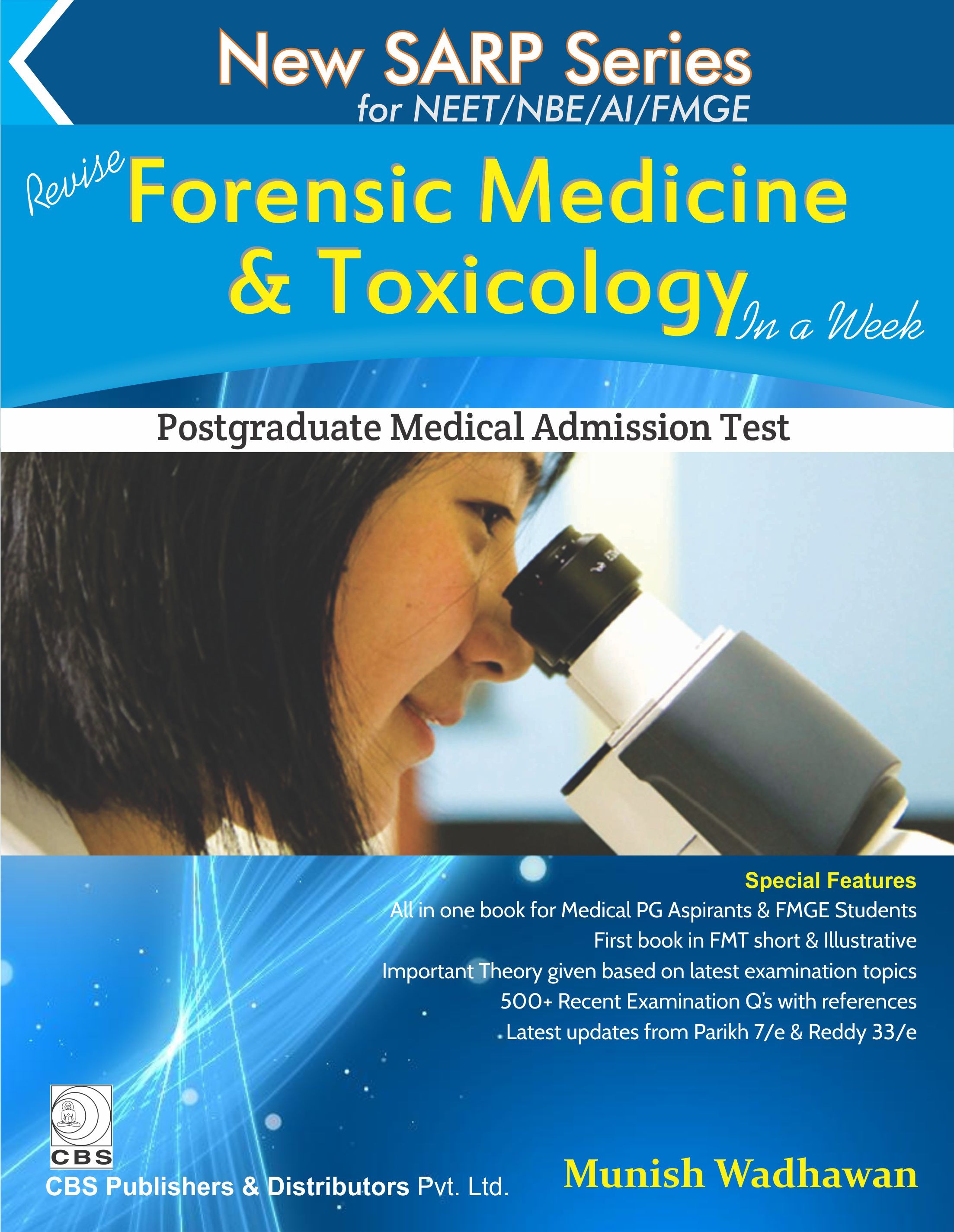 New Sarp Series For Neet/Nbe/Ai(Revise Forensic Medicine & Toxicology In A Week) Pb 2016