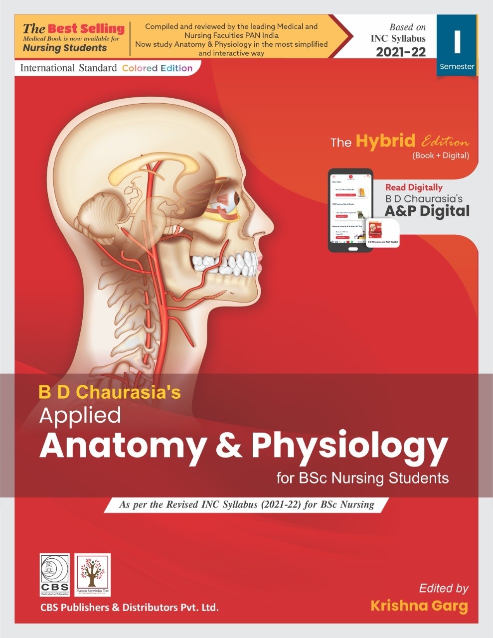 Buy Your Book Online BD Chaurasia's Applied Anatomy And Physiology For BSc  Nursing (Based On INC Syllabus 2021-22) | CBS Publication
