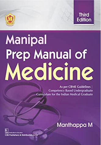 Manipal Prep Manual of Medicine, 3/e (2nd Reprint)