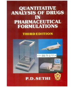 Quantitative Analysis Of Drugs In Pharmaceutical Formulations 