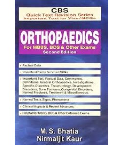 Orthopaedics For Mbbs, Bds & Other Exams , 2E (Quick Text Revision Series Important Text For Viva/Mcqs) (Pb)