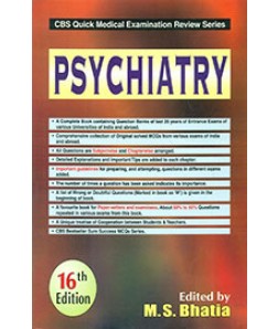 Psychiatry (Cbs Quick Medical Examination Review Series) (Pb)