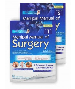 Manipal Manual of Surgery 2 Vols 6th Ediution