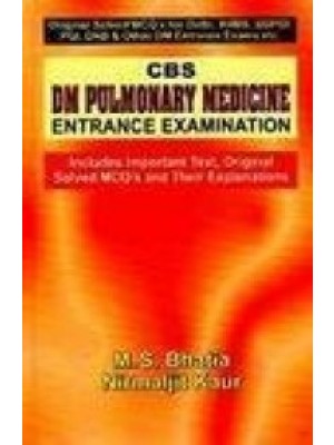 Cbs Dm Pulmonary Medicine Entrance Examination (Pb 2016)