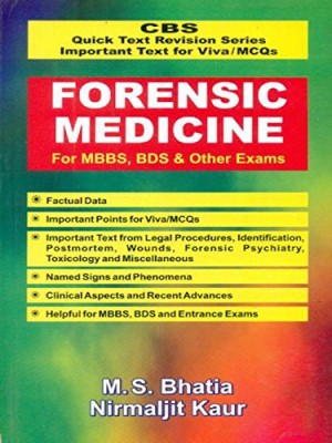 Forensic Medicine For Mbbs, Bds & Other Exams