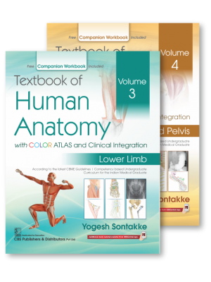Textbook of Human Anatomy with COLOR ATLAS and Clinical Integration Volume 3 and 4