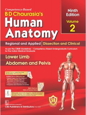 BD CHAURASIAS HUMAN ANATOMY 9ED VOL- 2 REGIONAL AND APPLIED DISSECTION & CLINICAL LOWER LIMB ABDOMEN AND PELVIS 