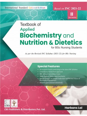 Textbook of Applied Biochemistry and Nutrition & Dietetics for BSc Nursing (Based on INC 2021-22)