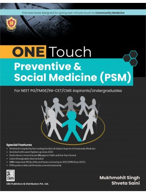 ONE Touch Preventive & Social Medicine (PSM) For NEET PG/FMGE/INI-CET/CMS Aspirants/Undergraduates