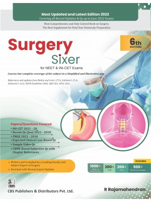 SURGERY SIXER for NEET and INI-CET Exams 6th Edition